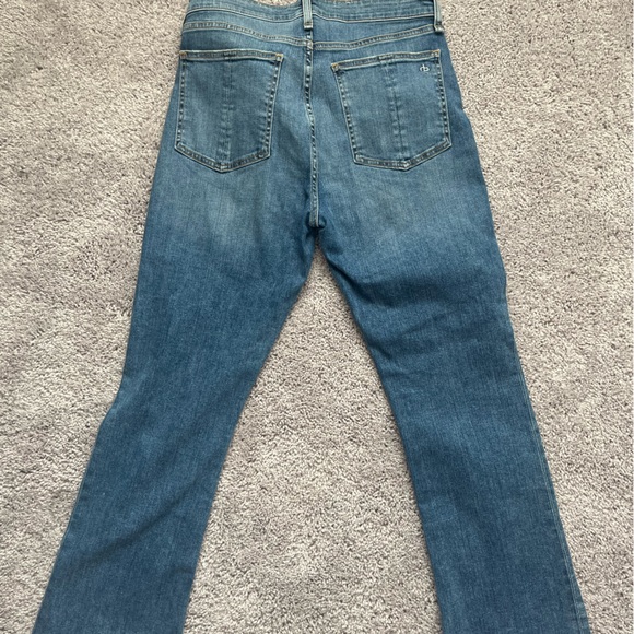 Rag and Bone NINA HIGH- RISE ANKLE FLARE jeans size 30 - Picture 6 of 7